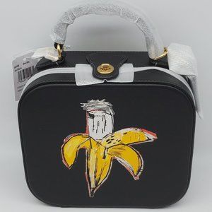 Coach x Jean-Michel Basquiat Banana Square Bag